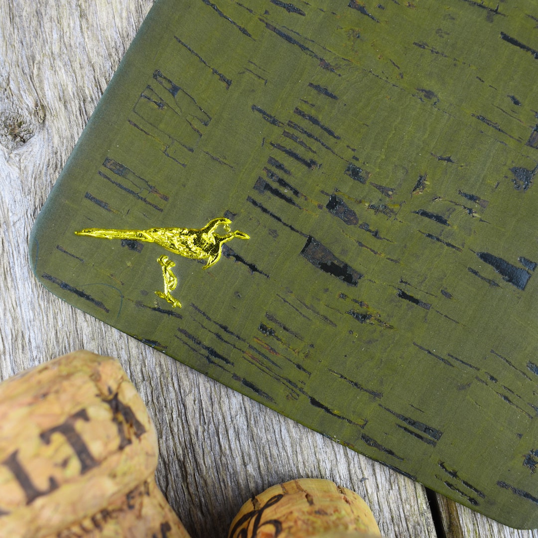 Lasinaluset vihreä valmistettu käsityönä Suomessa