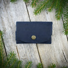 Korttikotelo sininen valmistettu Suomessa käsityönä korkista