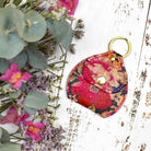 Avaimenperä kukkaro kukallinen valmistettu käsityönä Suomessa